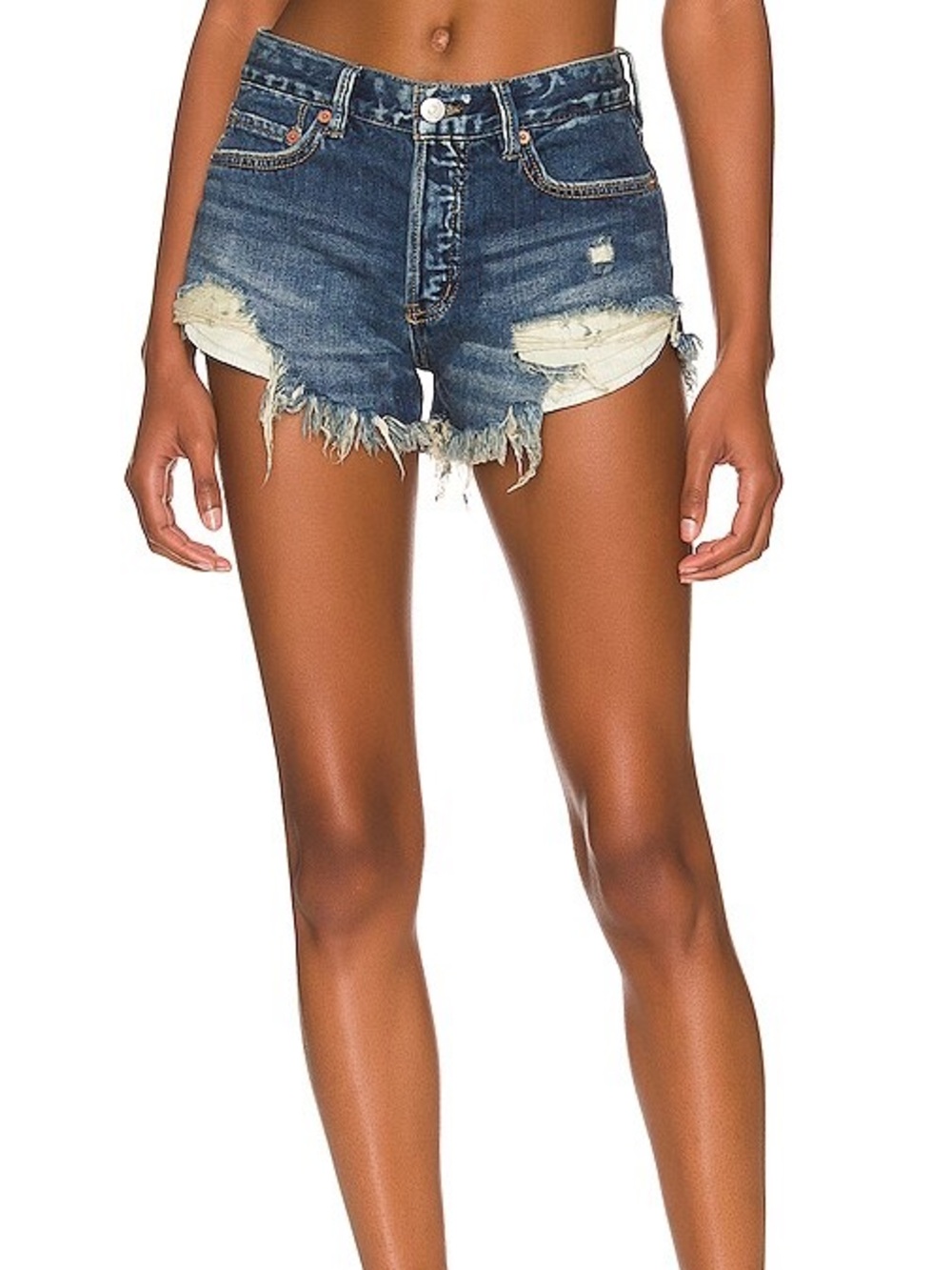 We The Free Loving Good Vibrations Denim Shorts - 25